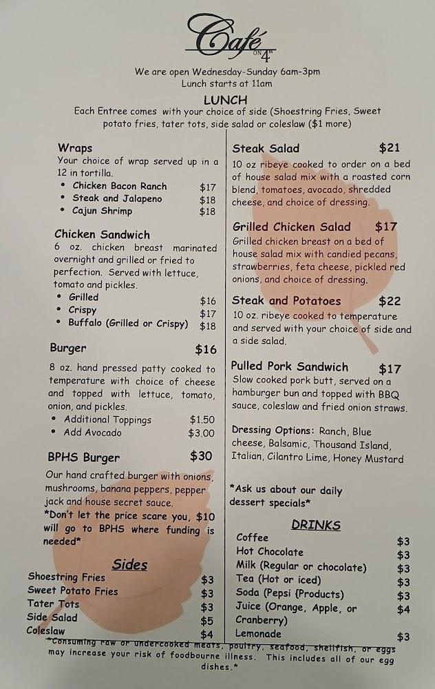 Cafe on 4th Menu image 3