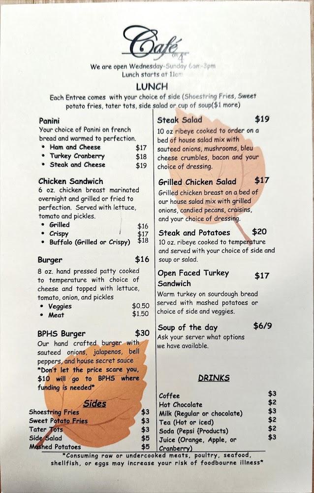 Cafe on 4th Menu image 4